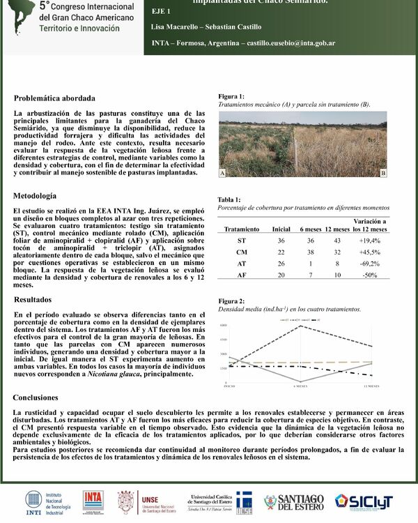 Vista previa: Estrategias de manejo de renovales leñosos en pasturas implantadas del Chaco Semiárido.