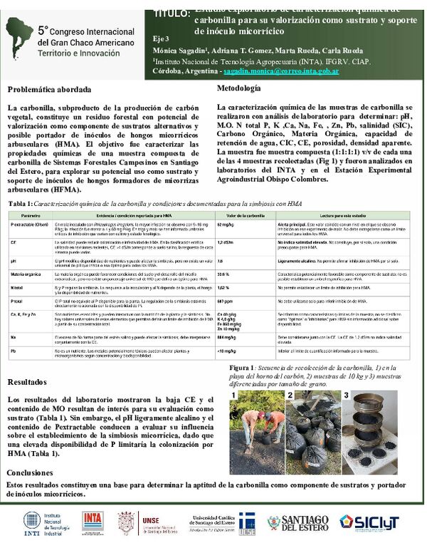 Vista previa: Estudio exploratorio de caracterización química de carbonilla para su valorización como sustrato y soporte de inóculo micorrícico